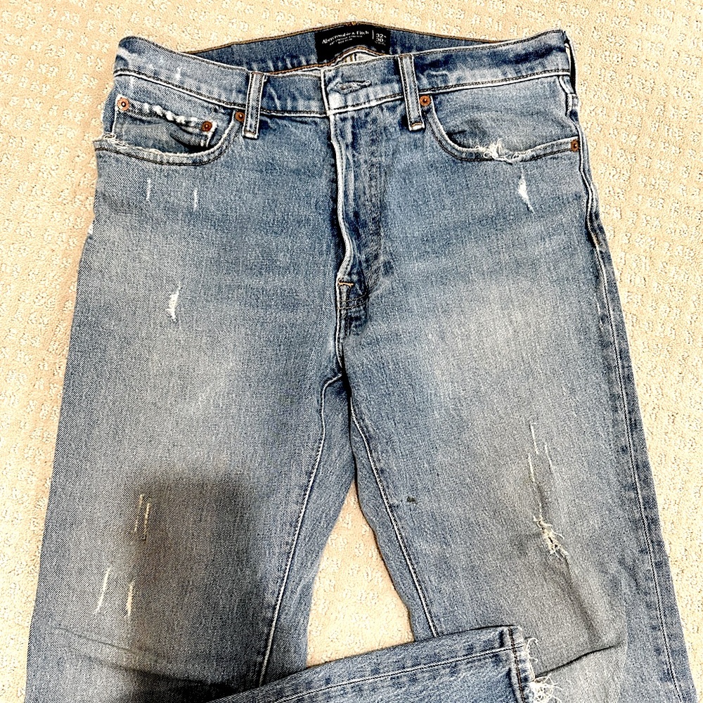 Abercrombie & Fitch men’s jeans vintage strentch 90s slim 32x 30‎